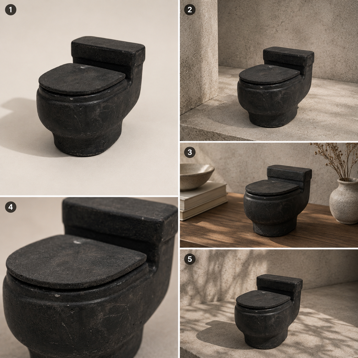 Mini WC din Beton
